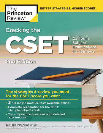 Book cover: Cracking the CSET